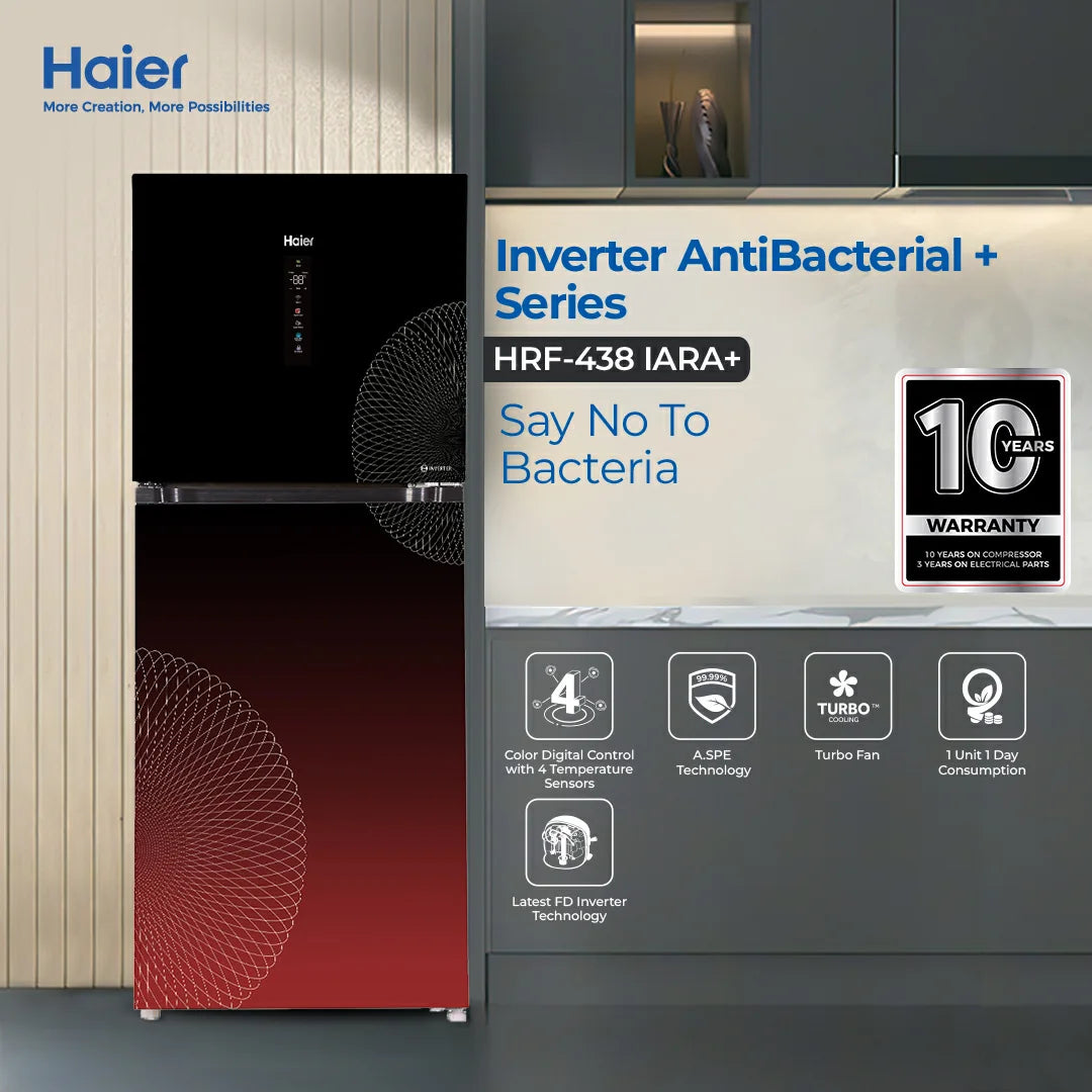 HAIER Refrigerator 14 Cft. RED HRF-438 IARA