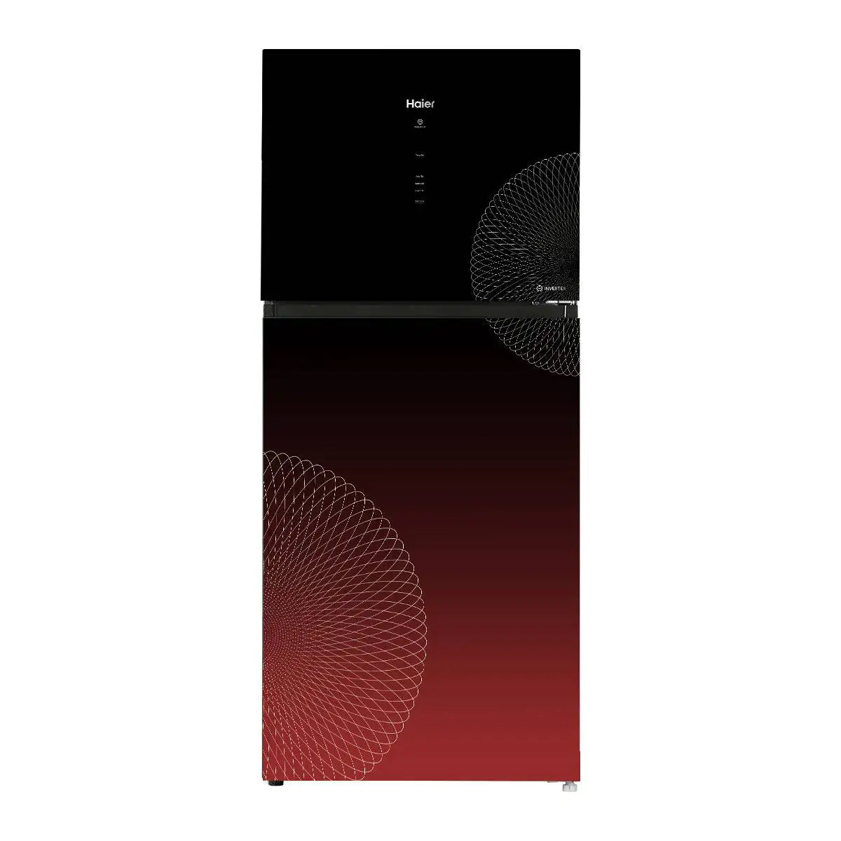 HAIER HRF-538 IARA 19Cft Digital Inverter-Glass Door Refrigerator Red