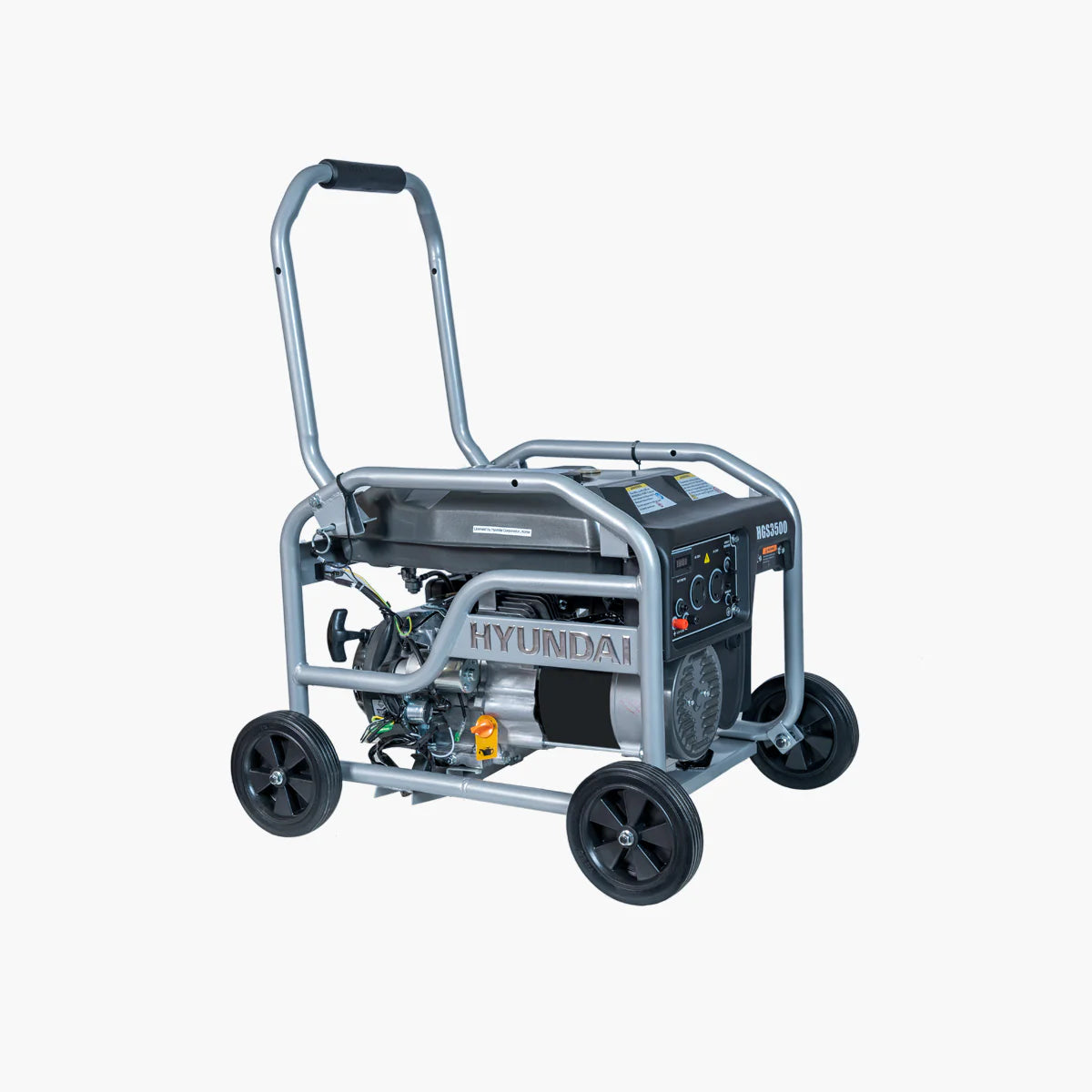HYUNDAI HGS-7250 6.5KVA Fuel & Gas Generator Grey
