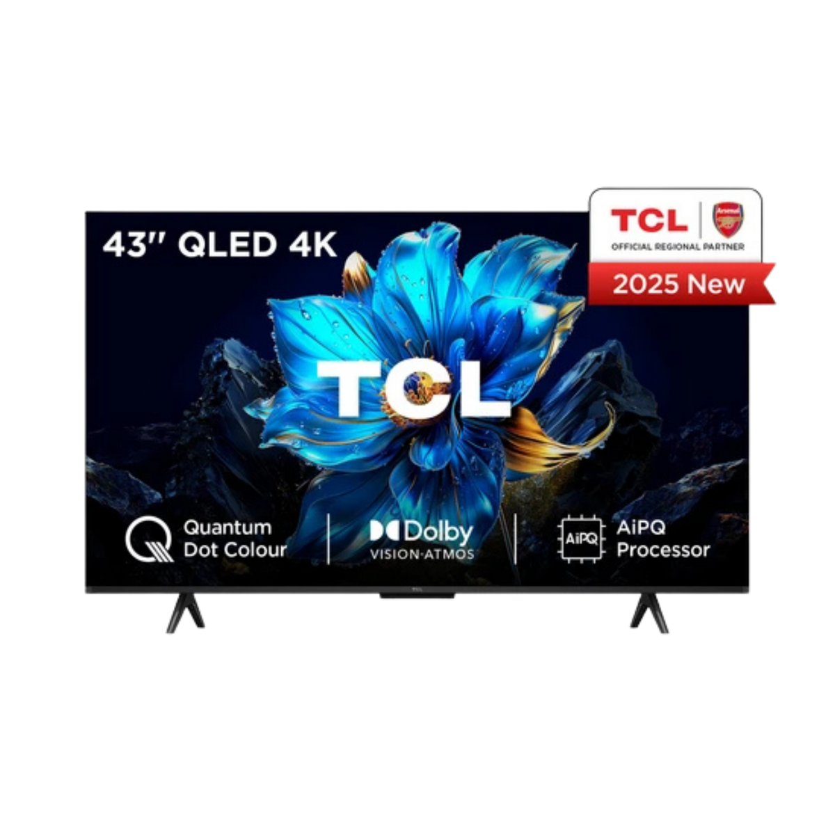 TCL L43T6C 43" 4K,QLED Android/Google LED Black