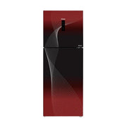 HAIER HRF-346 IFRA 12 Cft. Digital Inverter-Glass Door Refrigerator Red