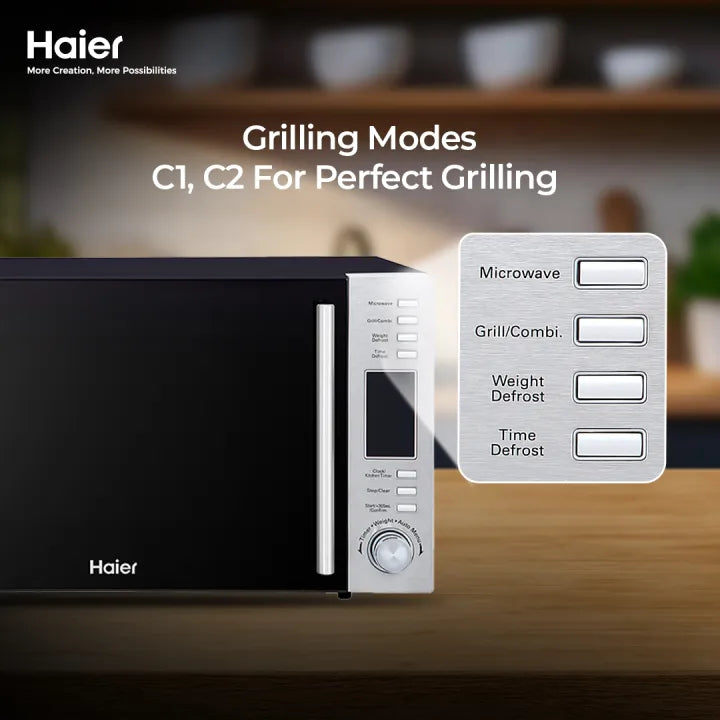 Haier HMW-32300B 32L Digital Grill Microwave Oven