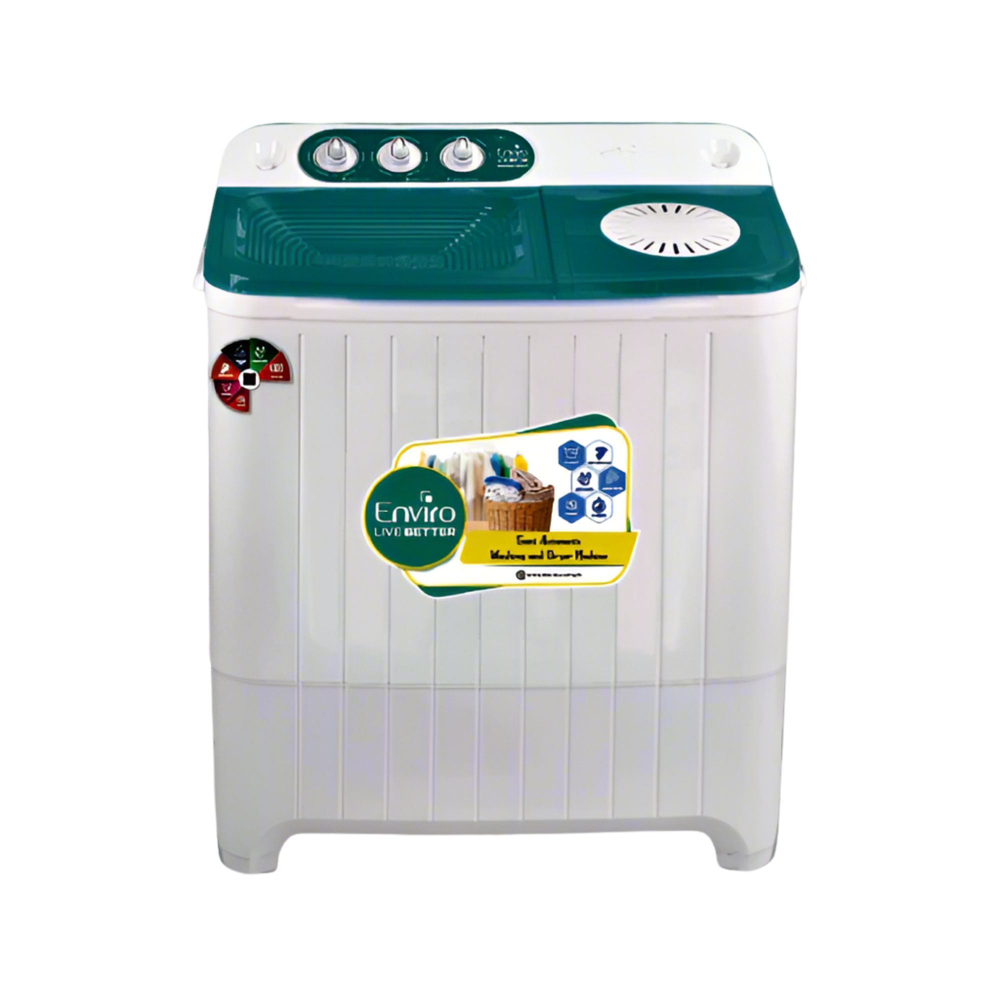 ENVIRO EWM-8510-TW 8.5Kg Twin Tub Washing Machine White