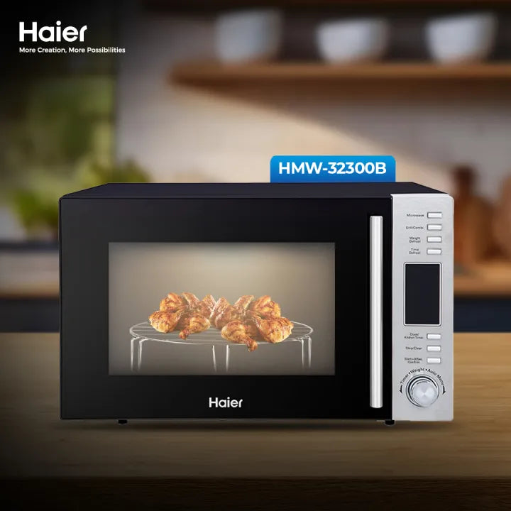Haier HMW-32300B 32L Digital Grill Microwave Oven