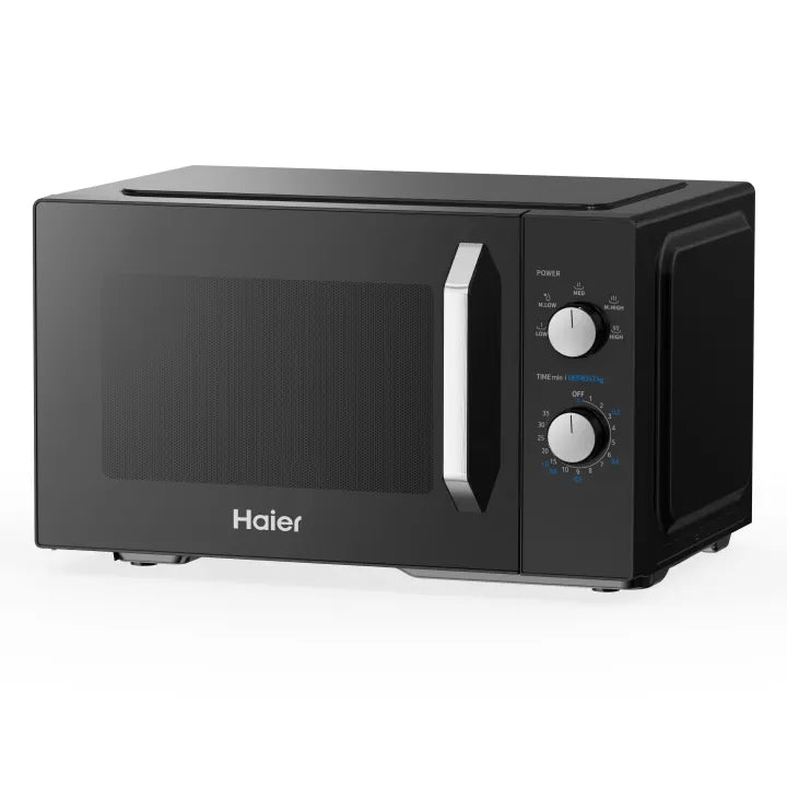 HAIER HMW-25MXP9 25LTR Solo Manual Microwave Black