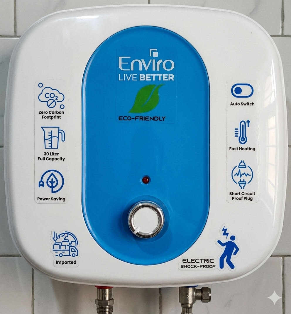 ENVIRO EEWH-3000 New 30LTR Electric Geyser White