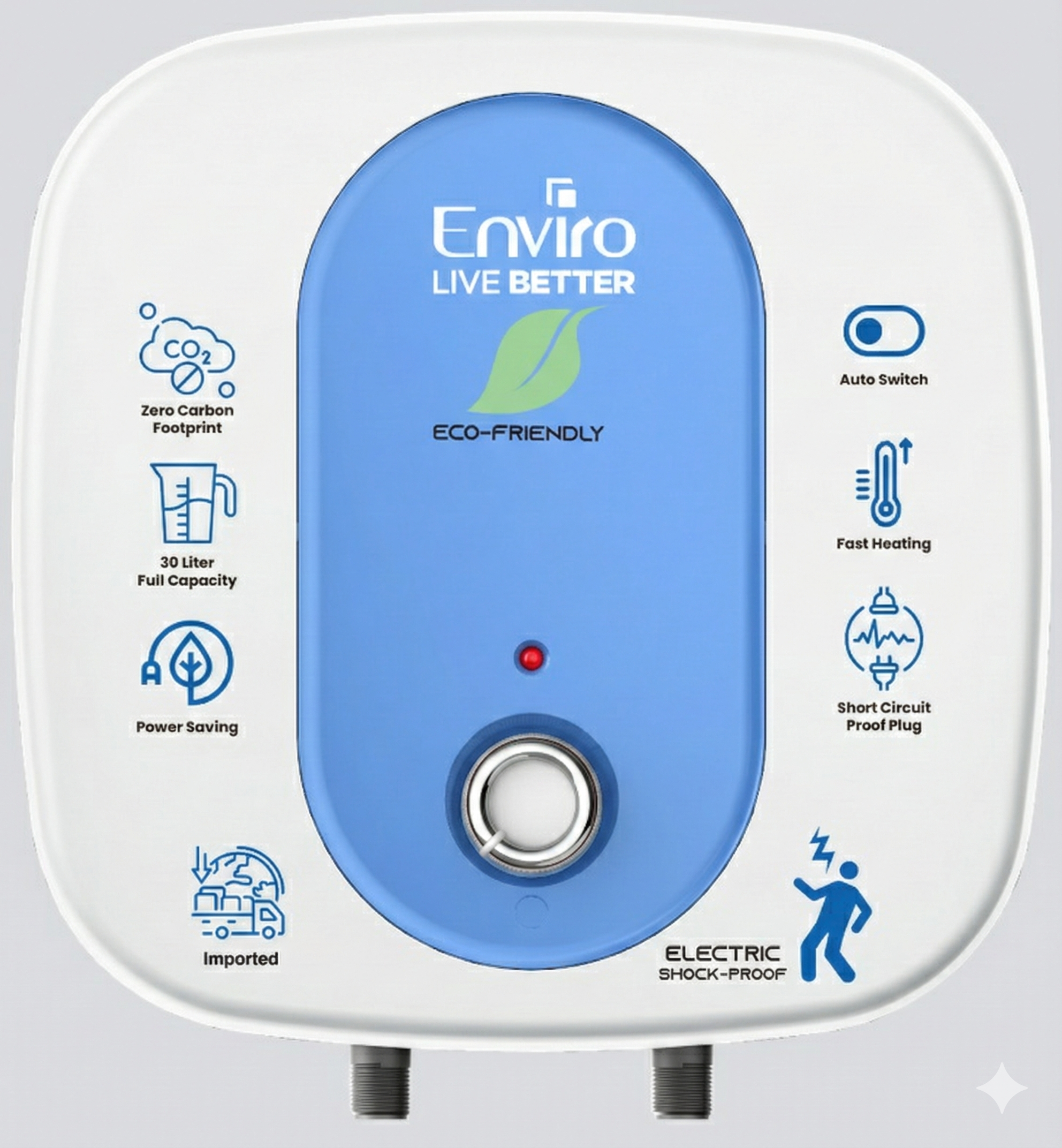 Enviro 15 Liters Electric Water Heater (Geyser) EEWH-1500