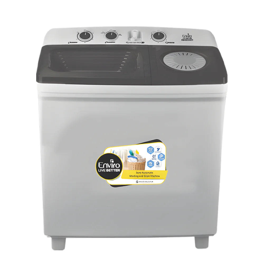 ENVIRO EWM-9620-TW 9 Kg Twin Tub Washing Machine White