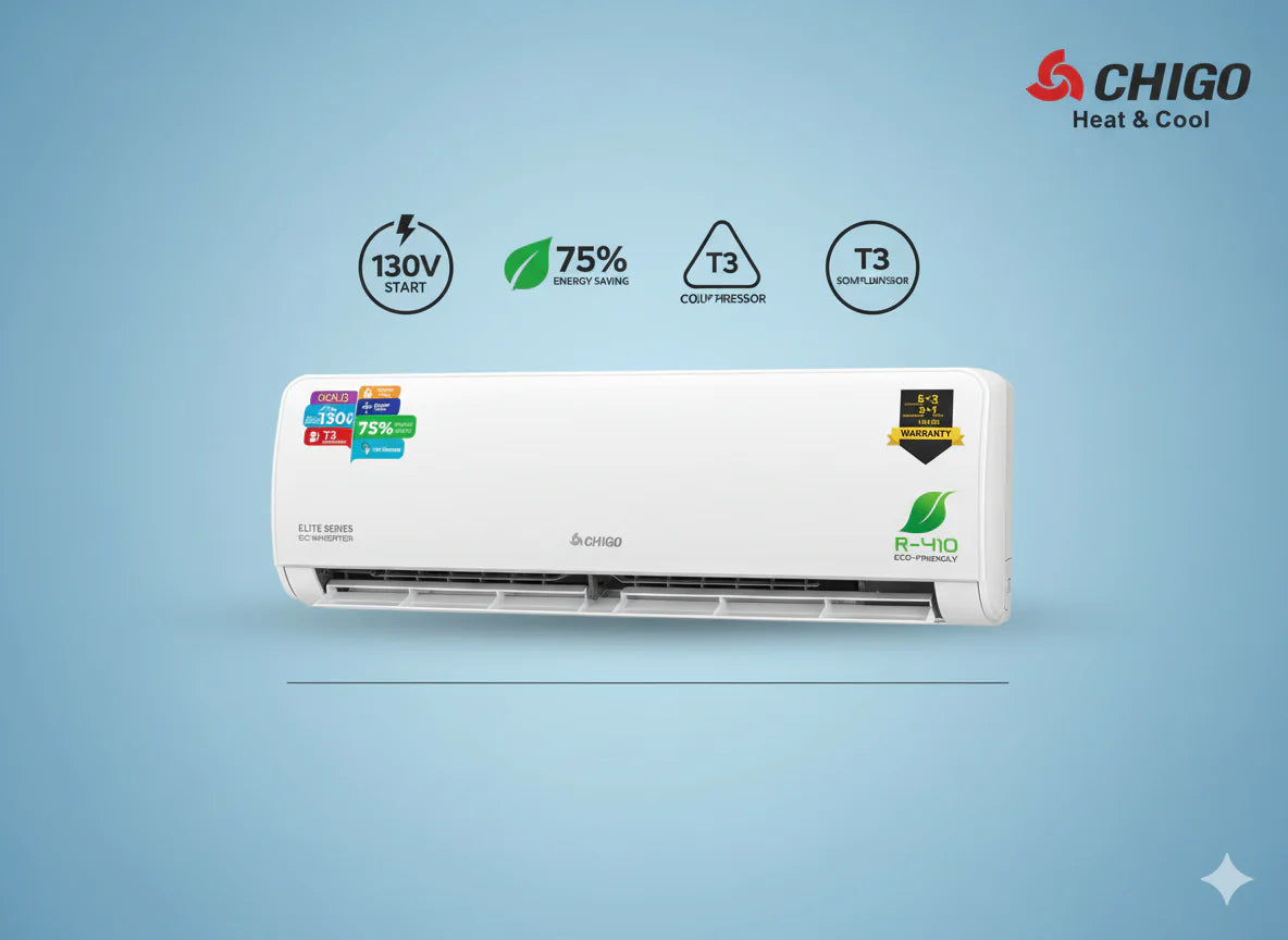 Chigo CSI-18ES 1.5 Ton Inverter Air Conditioner – Heat & Cool