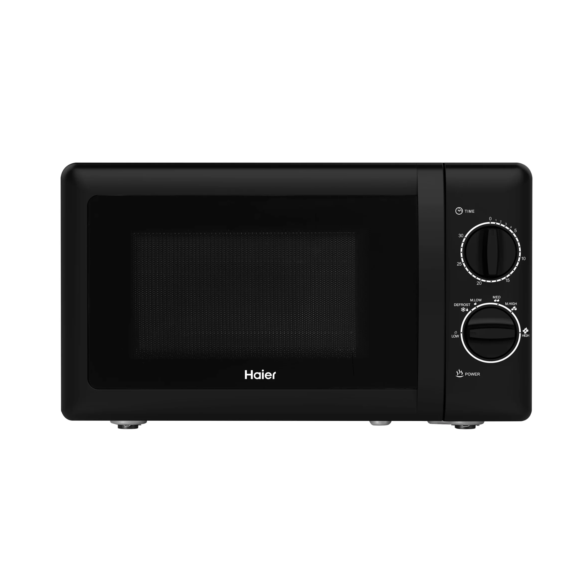 HAIER HMW-20MXP3 20 LTR Solo Manual Microwave Black