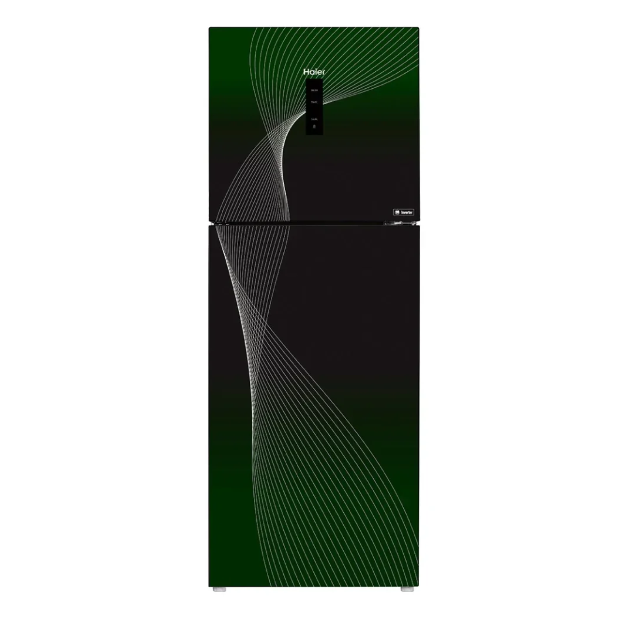 HAIER HRF-458 IFGA 16 Cft. Digital Inverter-Glass Door Refrigerator Green