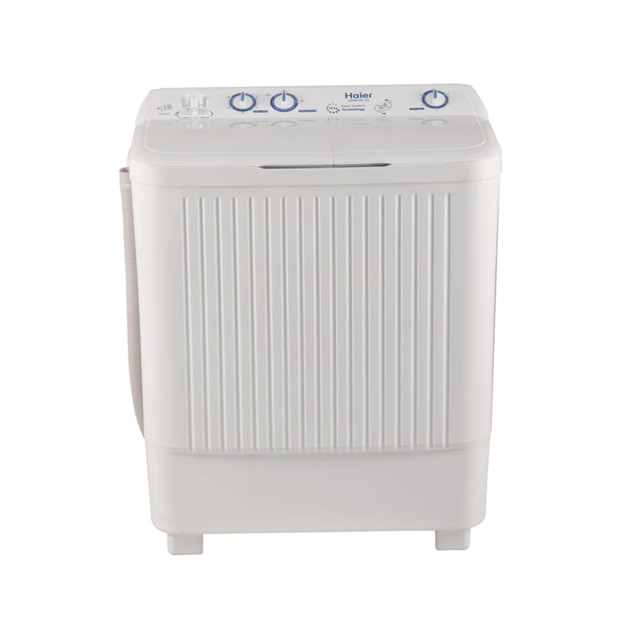 HAIER HWM-75 AS 7.5Kg Twin Tub Washing Machine MILK-White