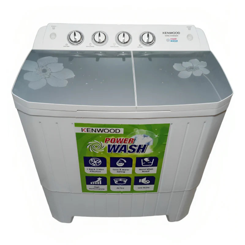 KENWOOD KWM-231-159 SAGD 11 KG Twin Tub Washing Machine White
