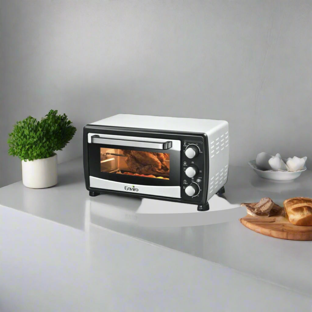 ENVIRO EOT-ABC-222 28LTR Manual Microwave Black