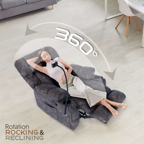 ZERO HEALTH CARE First Class PLUS Massage Recliner