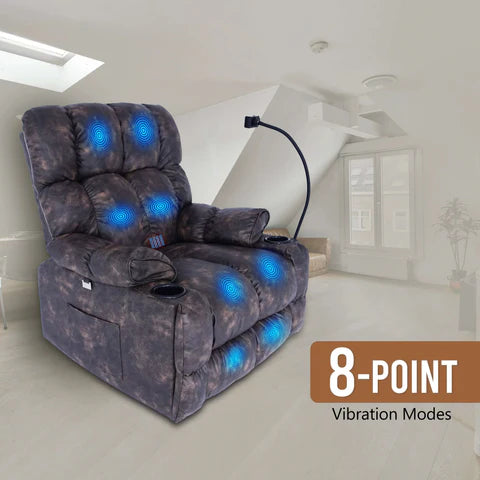 ZERO HEALTH CARE First Class PLUS Massage Recliner