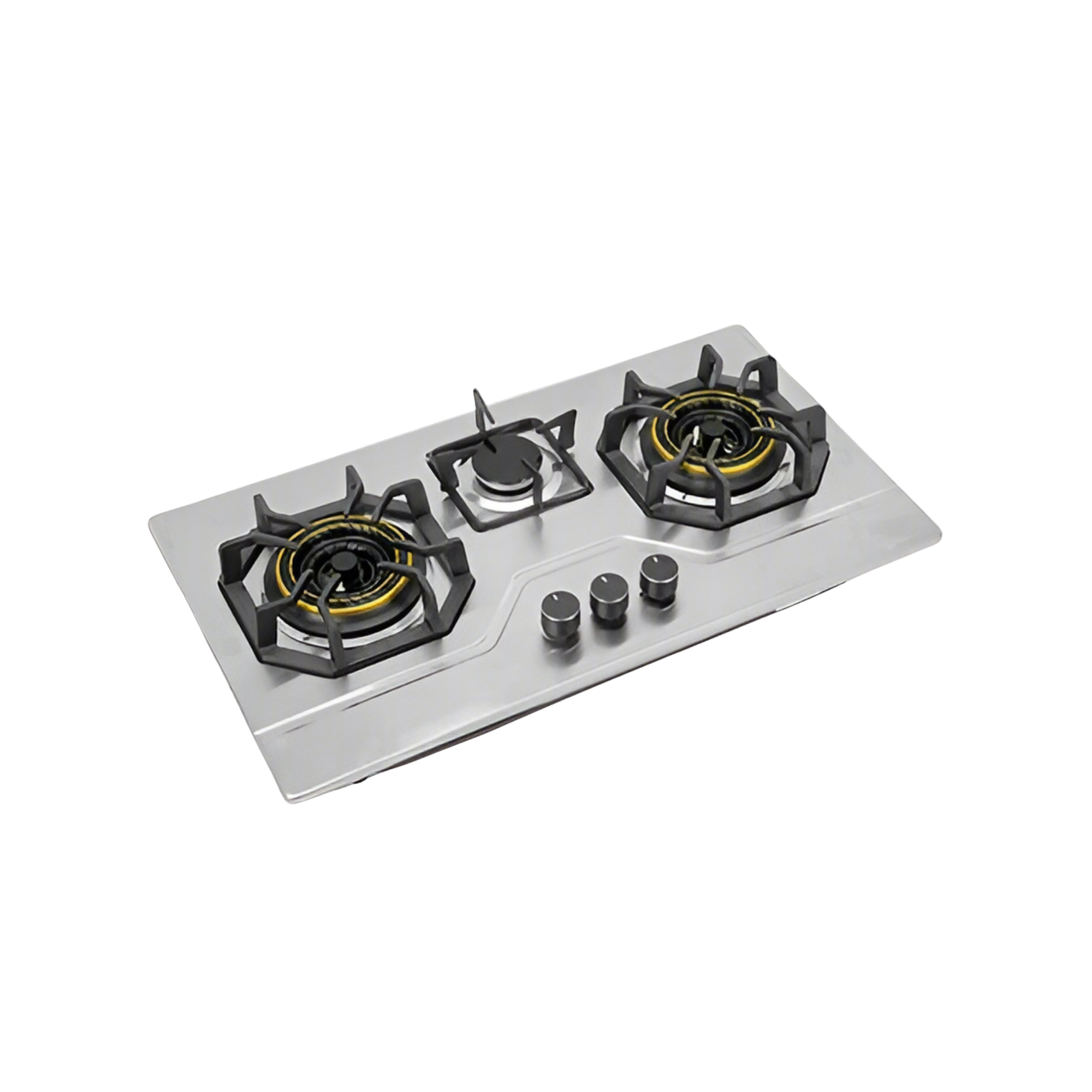 Enviro 3 Burners Stainless Steel Kitchen Hob EHOB-3BSS