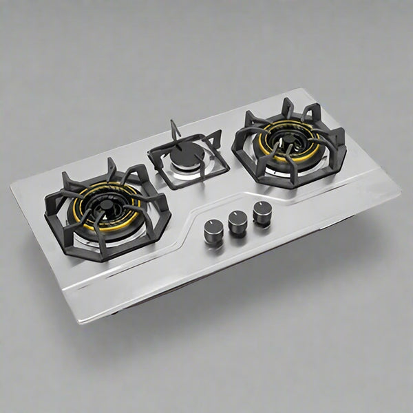 Enviro 3 Burners Stainless Steel Kitchen Hob EHOB-3BSS