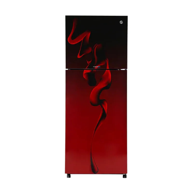PEL PRINVOFGD-2350 (MB) Mirror Black Inverter Refrigerator – 8.5 Cubic Feet