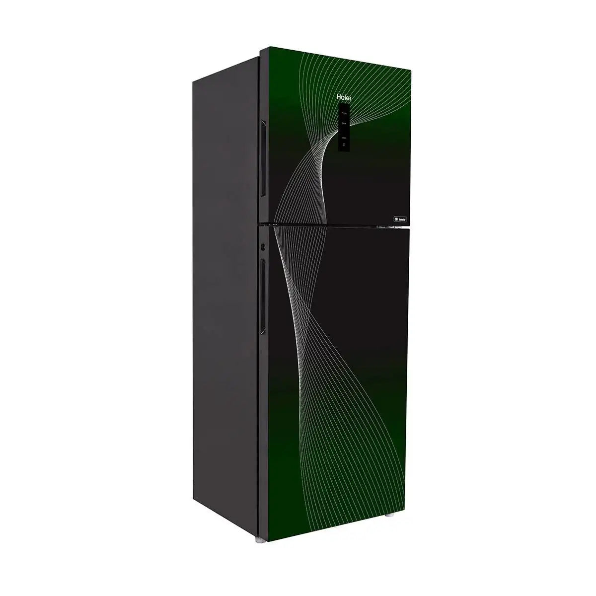 HAIER HRF-346 IFGA 12 Cft. Digital Inverter-Glass Door Refrigerator Green