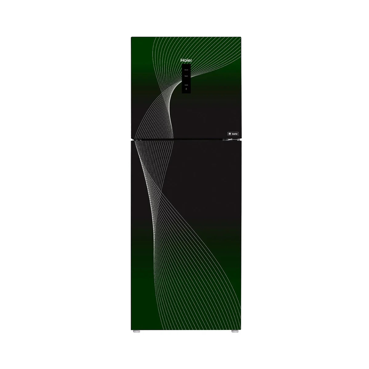 HAIER HRF-438 IFGA 15 Cft. Digital Inverter-Glass Door Refrigerator Green
