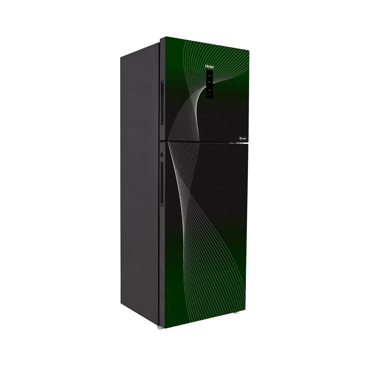 HAIER HRF-438 IFGA 15 Cft. Digital Inverter-Glass Door Refrigerator Green