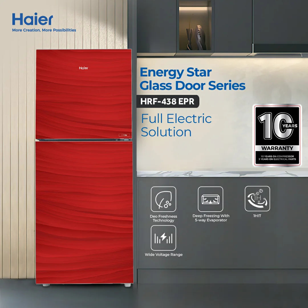 HAIER Refrigerator 16Cft RED HRF-438 EPR