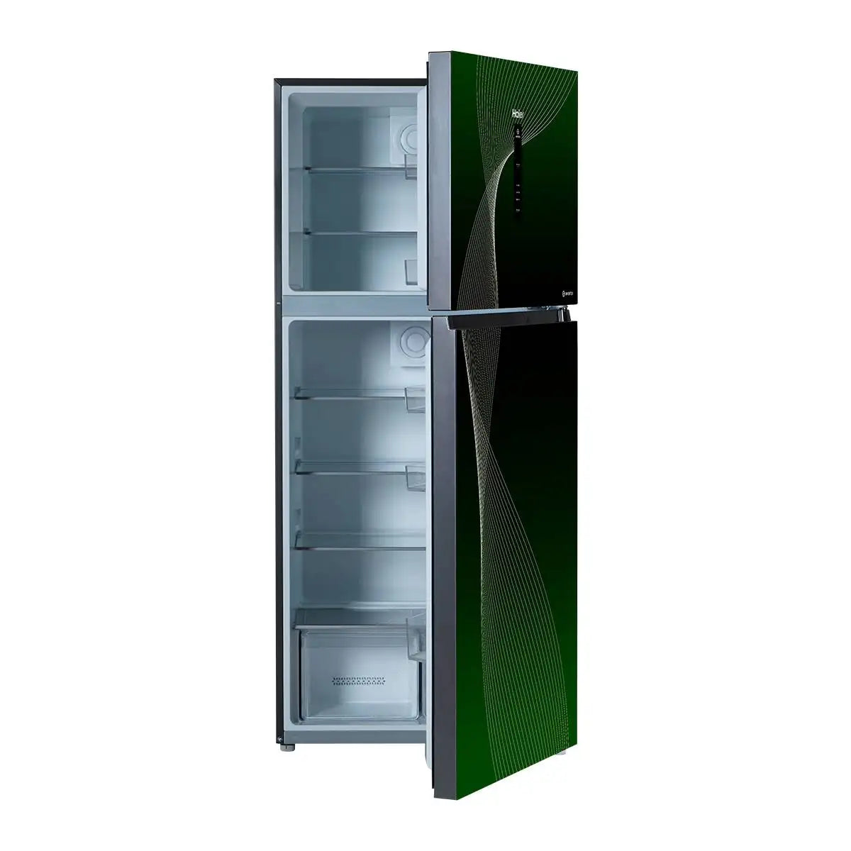 HAIER HRF-538 IFGA 19Cft Digital Inverter-Glass Door Refrigerator Green