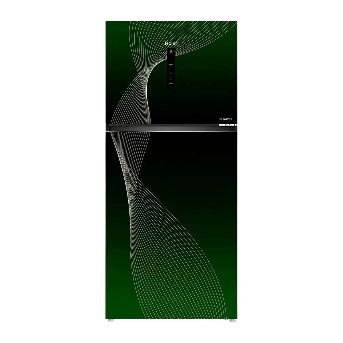 HAIER HRF-538 IFGA 19Cft Digital Inverter-Glass Door Refrigerator Green