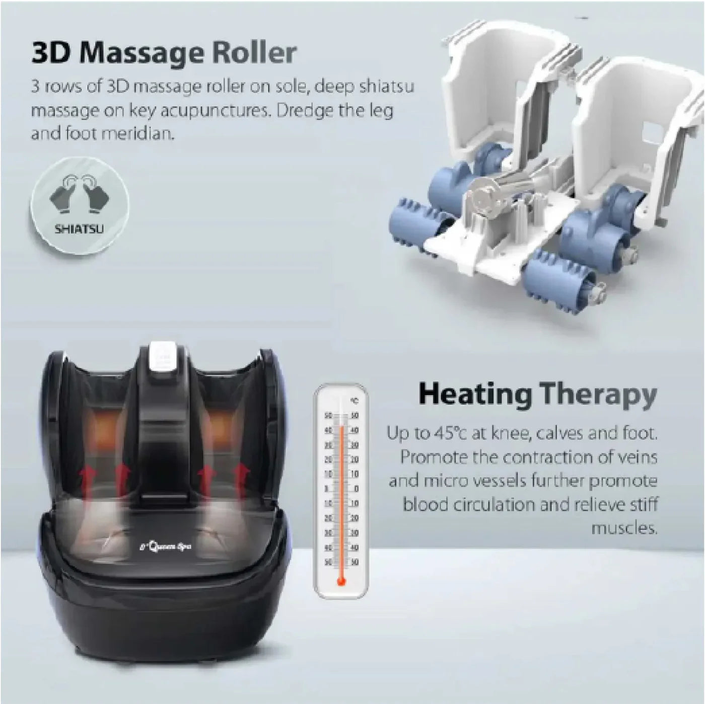ZERO HEALTH CARE D- Queen SPA | Electric Foot Massager