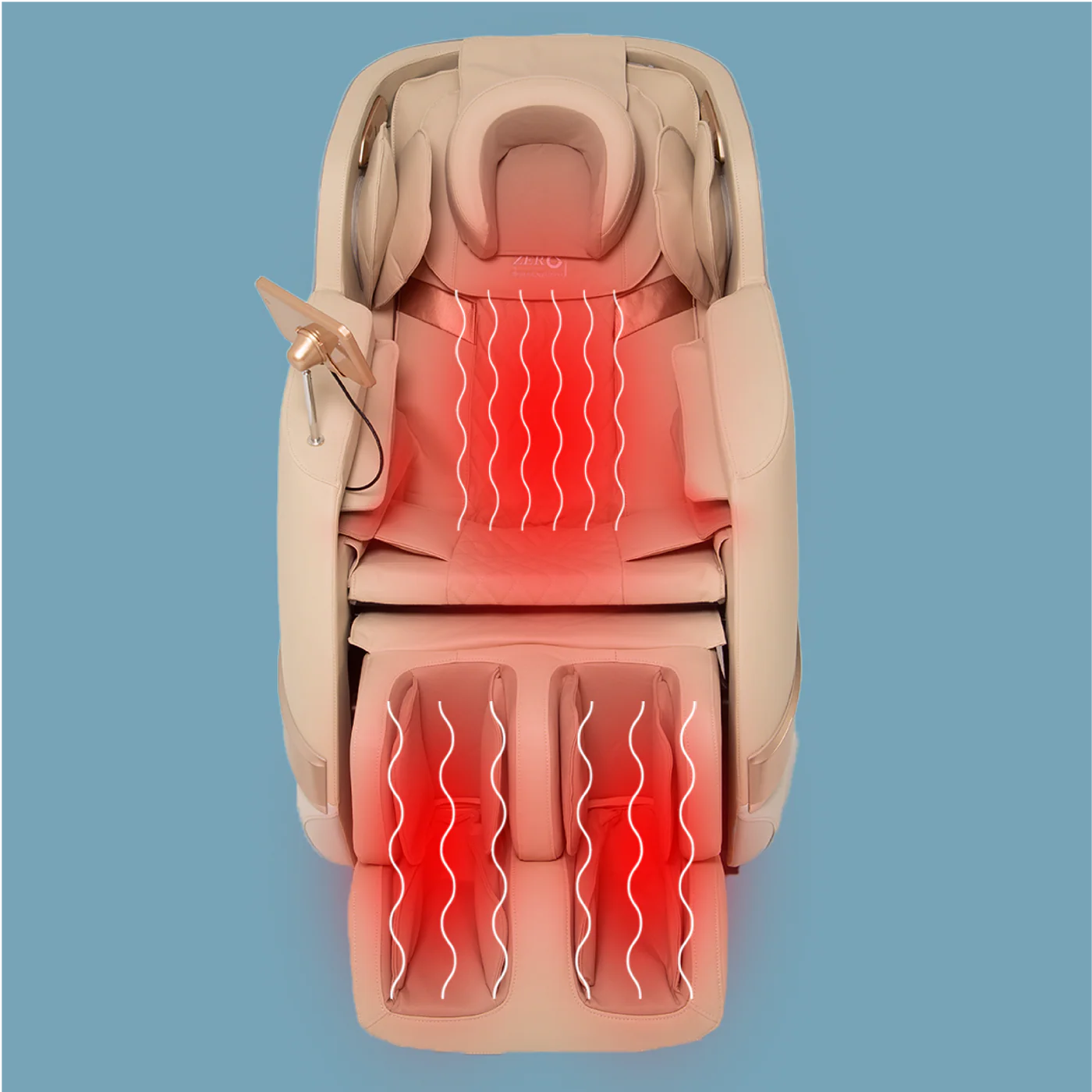 ZERO HEALTH CARE HEAL MASTER 2D Massage Chair Massage Gadget BEIGE