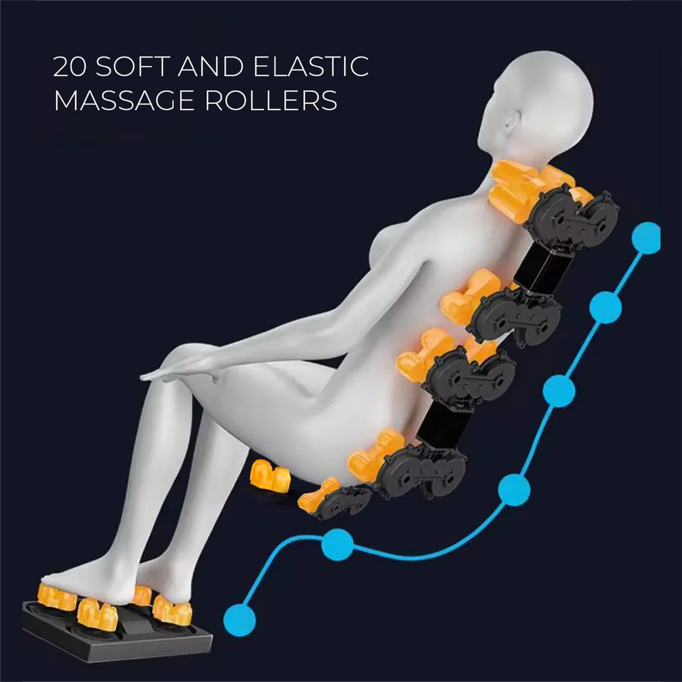 ZERO HEALTH CARE HEAL MASTER 2D Massage Chair Massage Gadget BEIGE