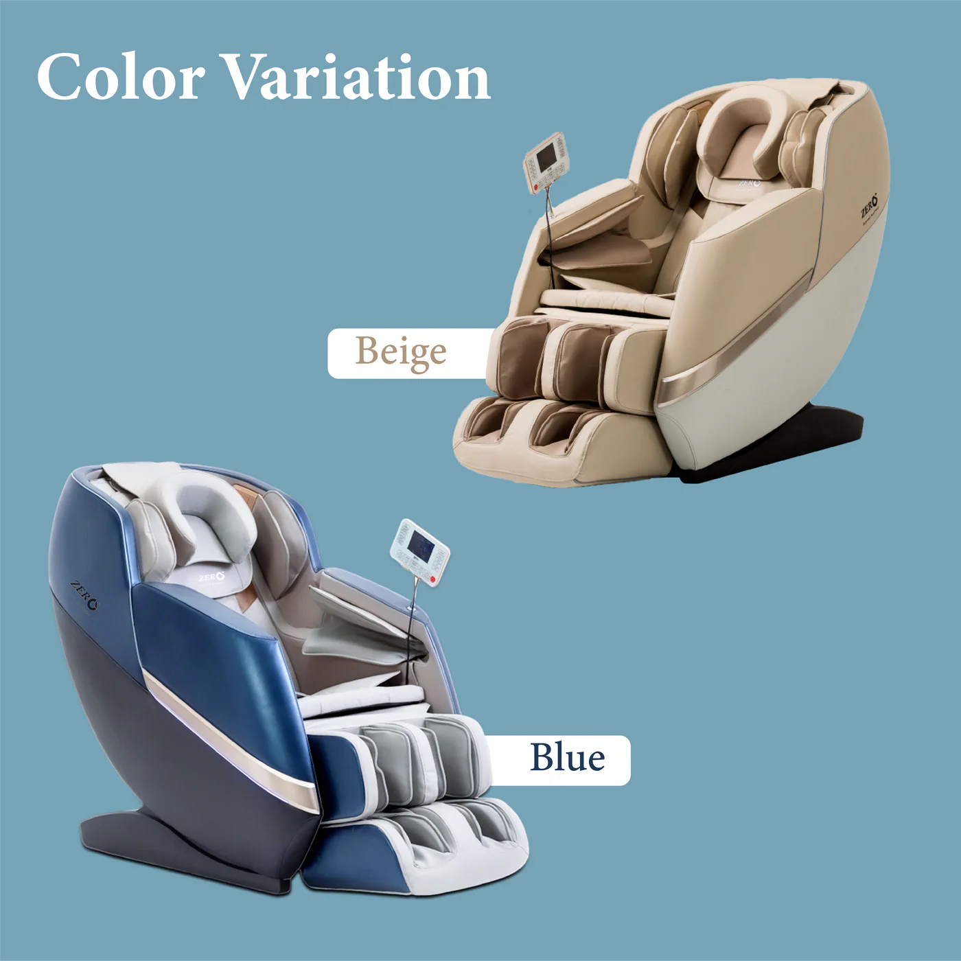 ZERO HEALTH CARE HEAL MASTER 2D Massage Chair Massage Gadget BEIGE