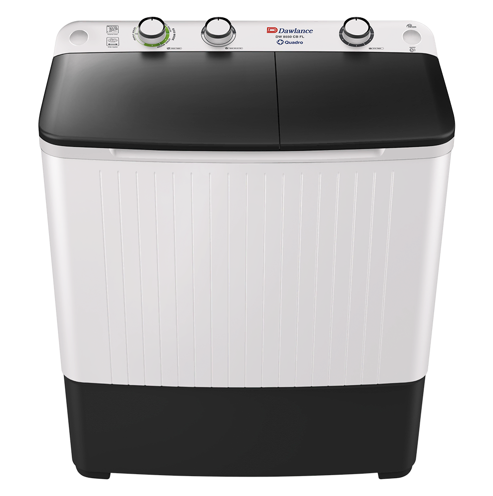 Dawlance DW 8550 CB FL Twin Tub Washing Machine – 12kg Jumbo Capacity