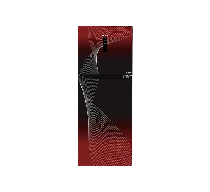 HAIER HRF-316 IFRA 11 Cft. Digital Inverter-Glass Door Refrigerator Red