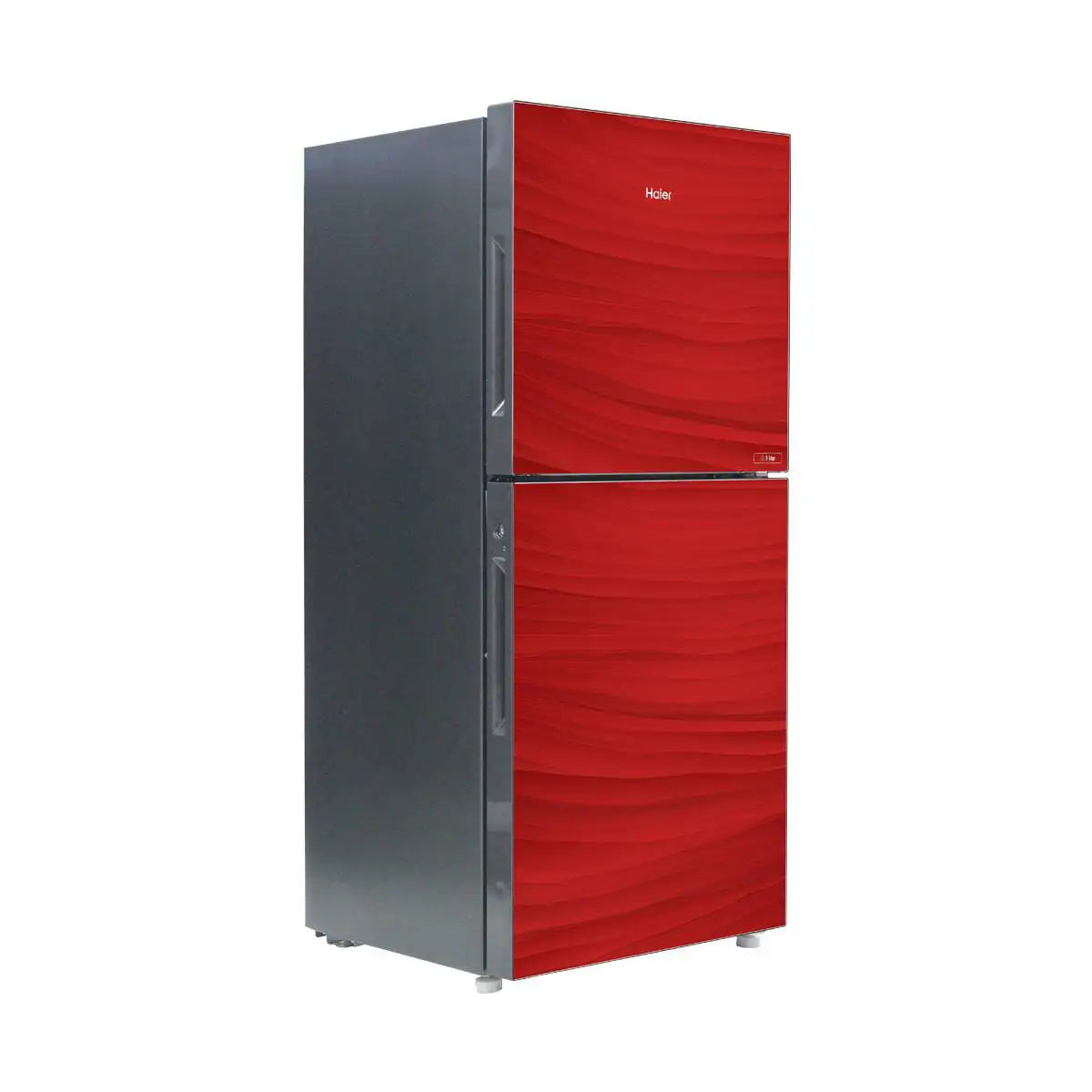 HAIER HRF-276 EPR 10Cft. VCM-Glass Door Refrigerator Red
