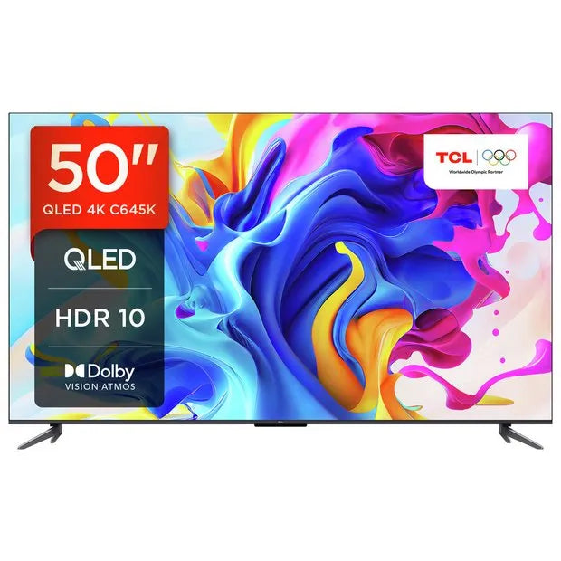 TCL L50T6C 50" 4K,QLED Android/Google LED Black