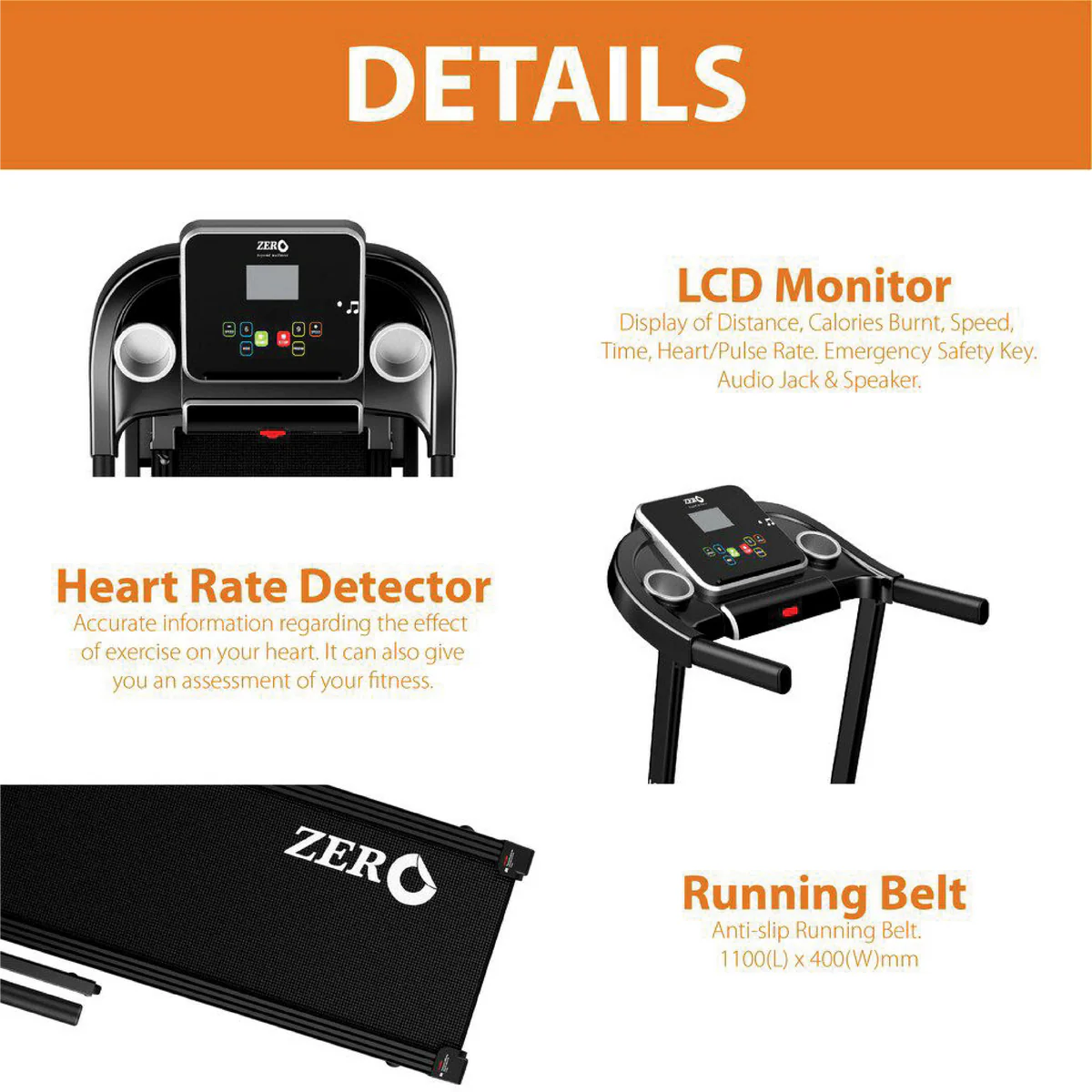 ZERO HEALTH CARE ZT-R Treadmill
