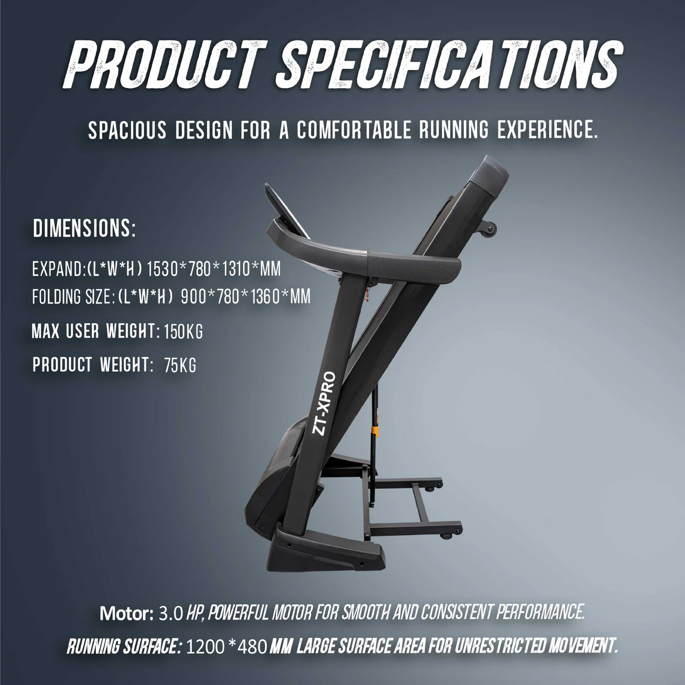 ZERO HEALTH CARE ZT-X Pro TREADMILL