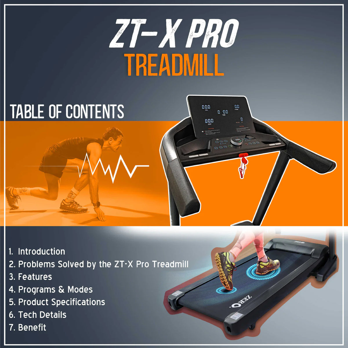 ZERO HEALTH CARE ZT-X Pro TREADMILL